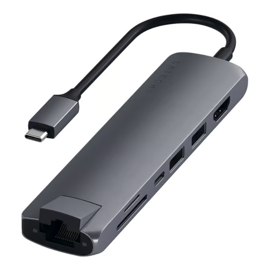 Satechi Slim USB-C Multi-Port with Ethernet Adapter