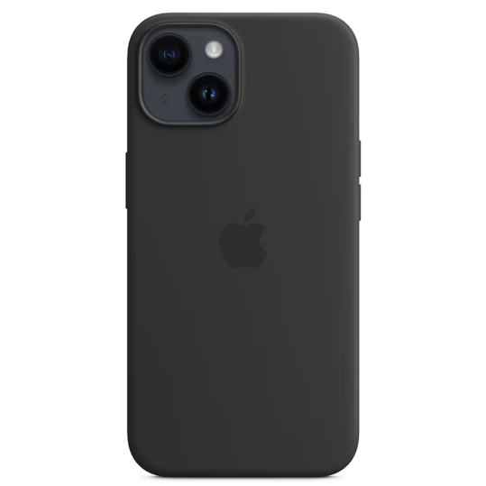 Apple Silicone Case med Magsafe til iPhone 14 Sort