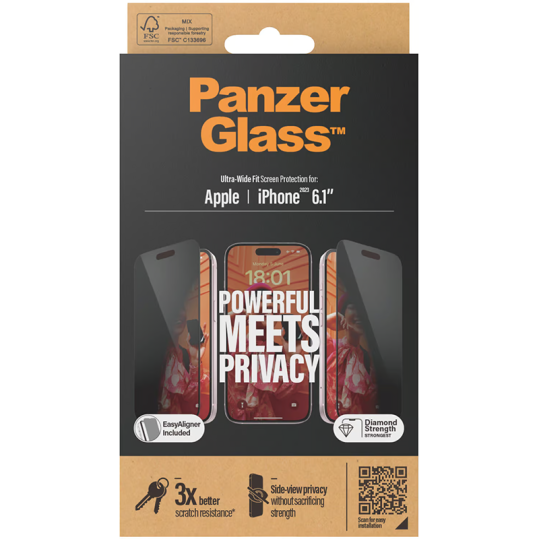 Panzerglass Ultra-Wide Fit iPhone 15