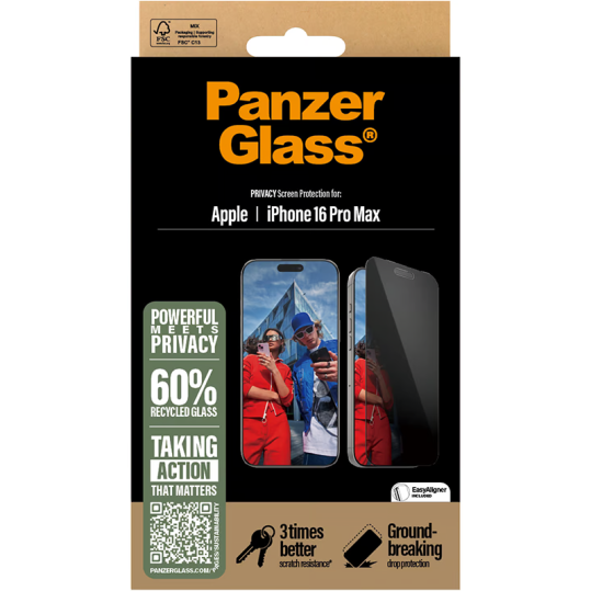 Panzerglass Ultra-Wide Fit Privacy iPhone 16 Pro Max