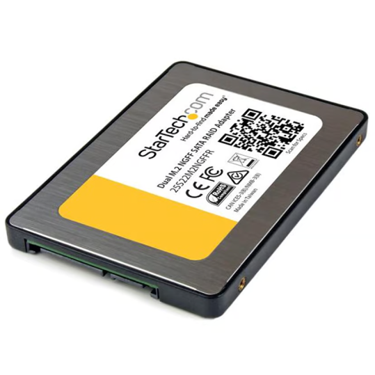 Startech Dual M.2 SSD til 2.5" SATA 7mm