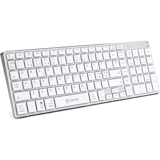 Voxicon Slim BT 300 Trådløst tastatur - Nordisk 